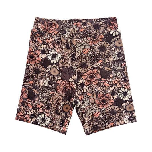Bike Shorts | Moody Floral | Cotton