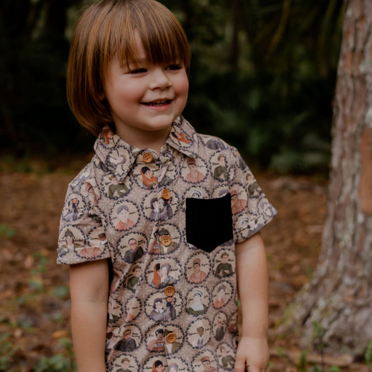 Scotty Button Up | Girl Power | Bamboo