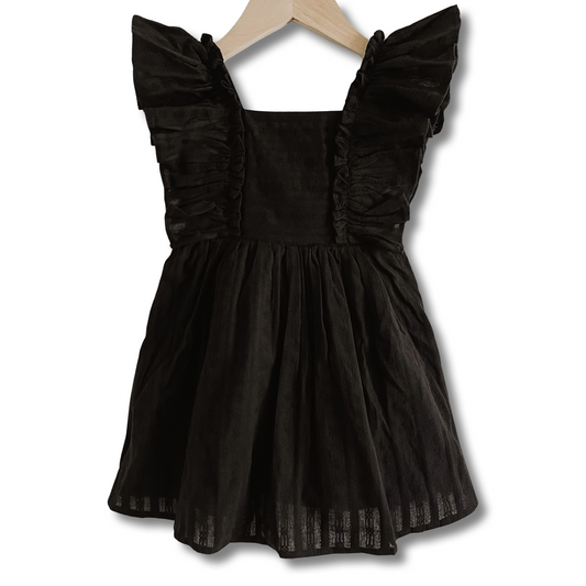 Classic Sadie Dress | Black | Cotton